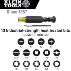 Klein 14-in-1 Multi-Bit Adjustable Length Screwdriver 32303