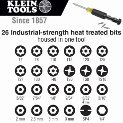 Klein 27-in-1 Multi-Bit Tamperproof Screwdriver 32307