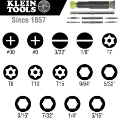 Klein 14-in-1 Precision Screwdriver/ Nut Driver 32314