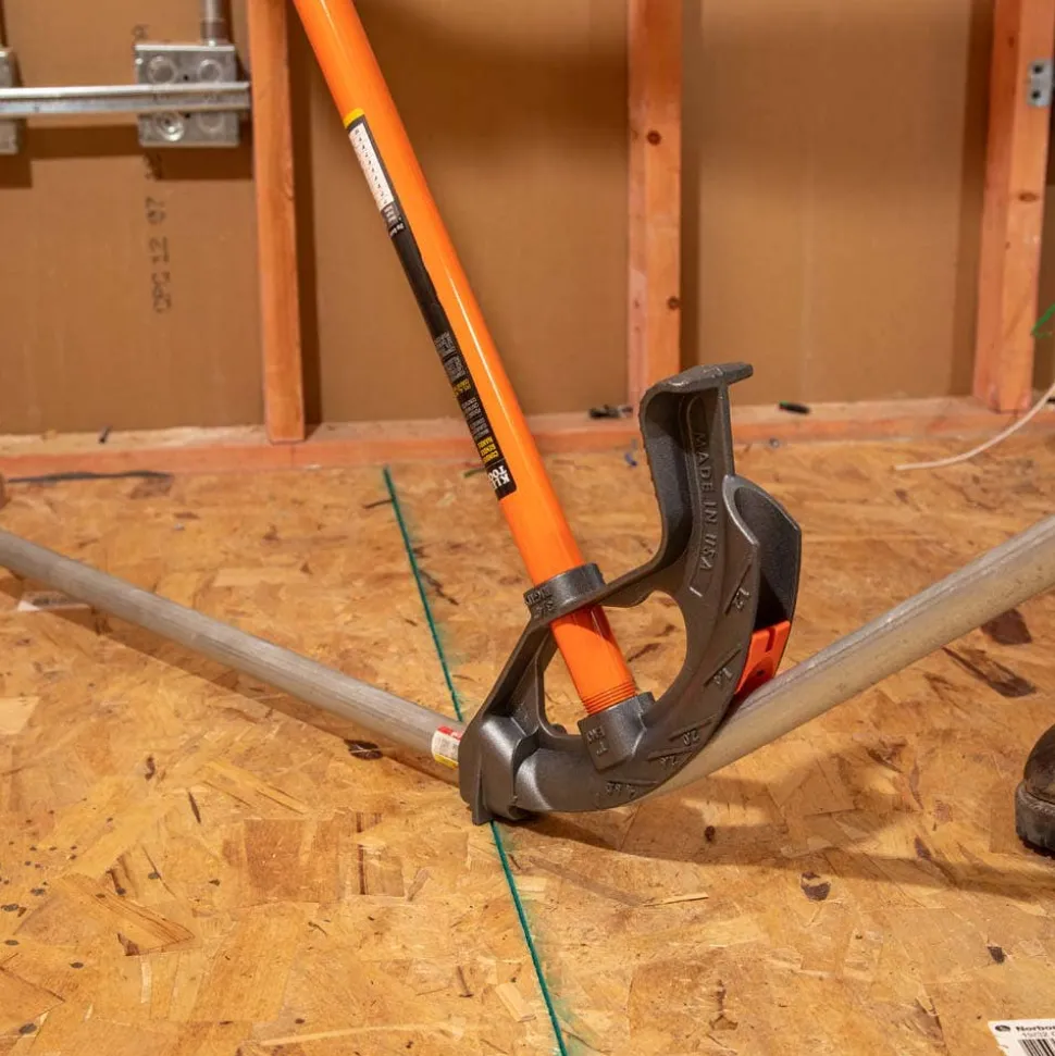 Klein Iron Conduit Bender Full Assembly, 1" EMT with Angle Setter 51605