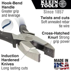 Klein Ironworker's Pliers 2-Piece Kit 94508
