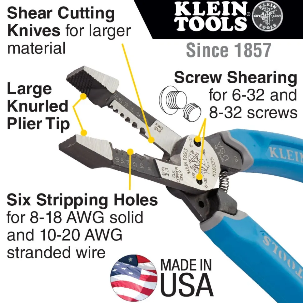 Klein Klein-Kurve Heavy-Duty Wire Stripper 8-20 AWG K12035