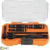 Klein KNECT Essential Deep-Well Heavy-Duty Flip Socket Set, SAE, 3-Piece 65238