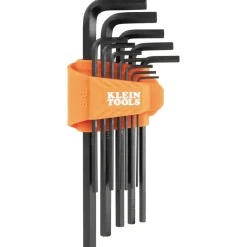 Klein L-Style Long Hex Key Set, SAE, 12-Piece LS12