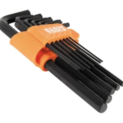 Klein L-Style Long Hex Key Set, SAE, 12-Piece LS12