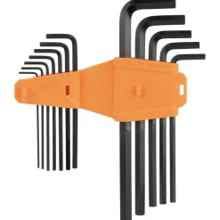 Klein L-Style Long Hex Key Set, SAE, 12-Piece LS12