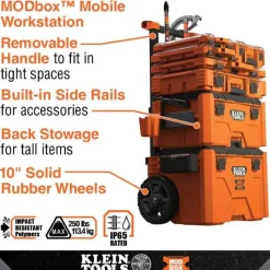 Klein MODbox Tall Component Box (Half-Width) 54808MB