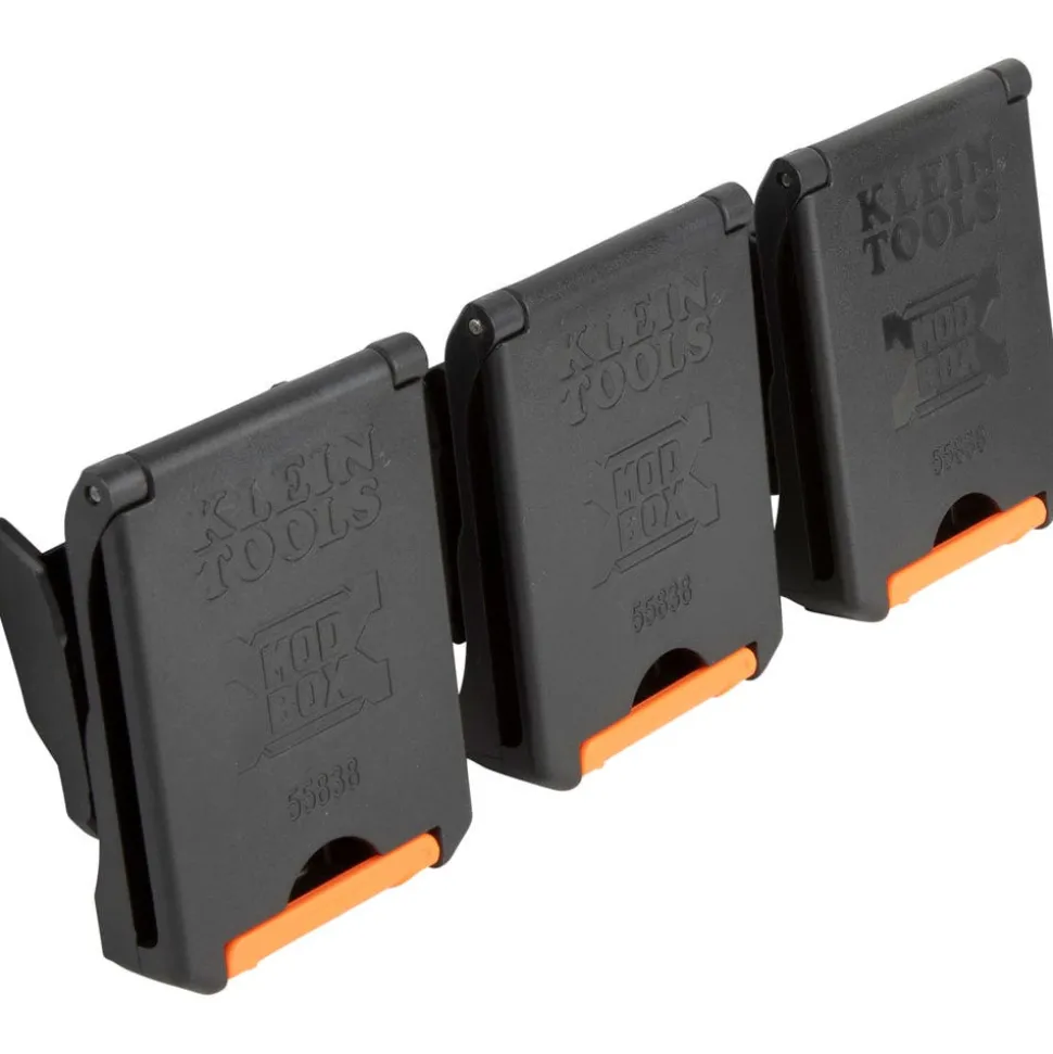 Klein MODbox Tool Belt Pouch Clips, 3-Pack 55838MB