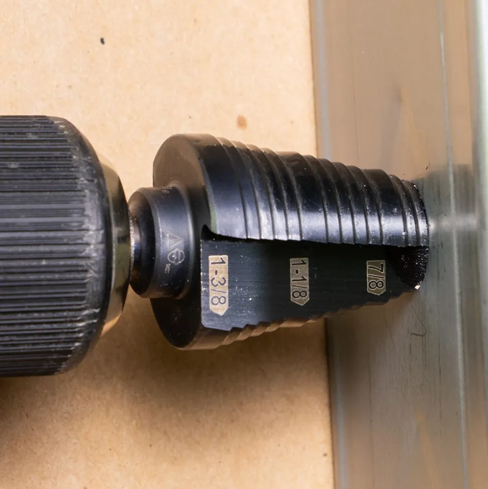 Klein Premium Electrician's 3/8-Inch Hex Step Bit Set, 3 Piece KTSBSPRO