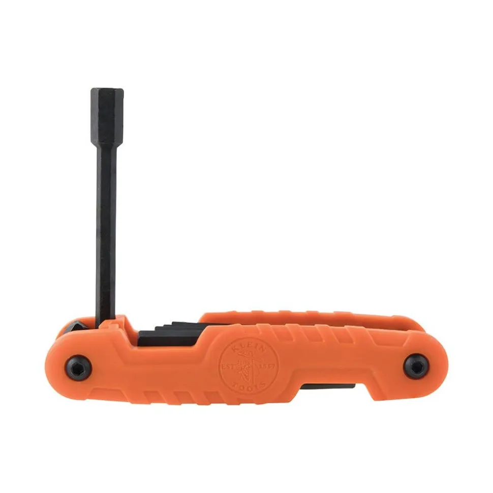 Klein Pro Folding Hex Key Set, 31-Key, SAE, Metric, TORX Sizes, 3-Piece 70553