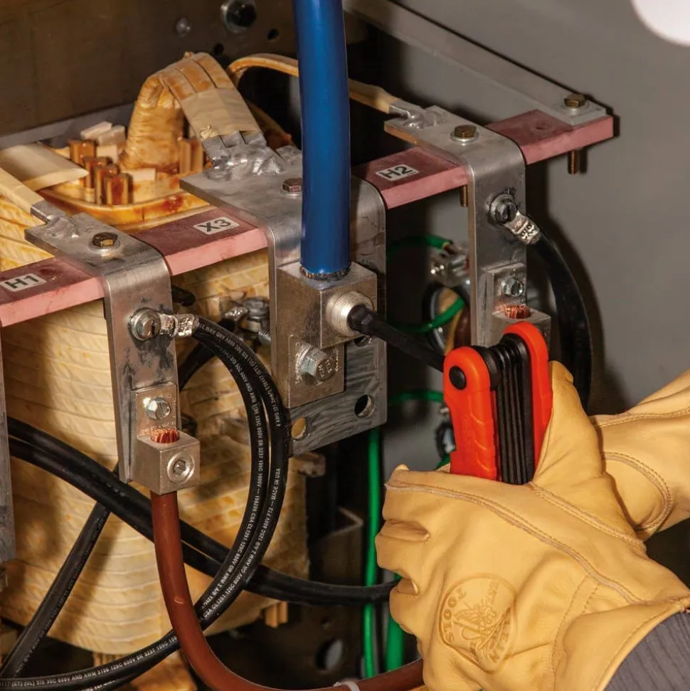 Klein Pro Folding Hex Key Set, 31-Key, SAE, Metric, TORX Sizes, 3-Piece 70553