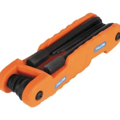 Klein Pro Folding Hex Key Set, 10-Key, Metric Sizes 70550M