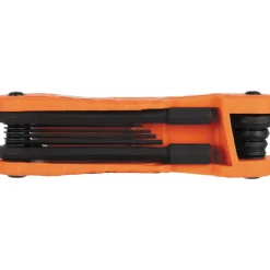 Klein Pro Folding Hex Key Set, 10-Key, Metric Sizes 70550M