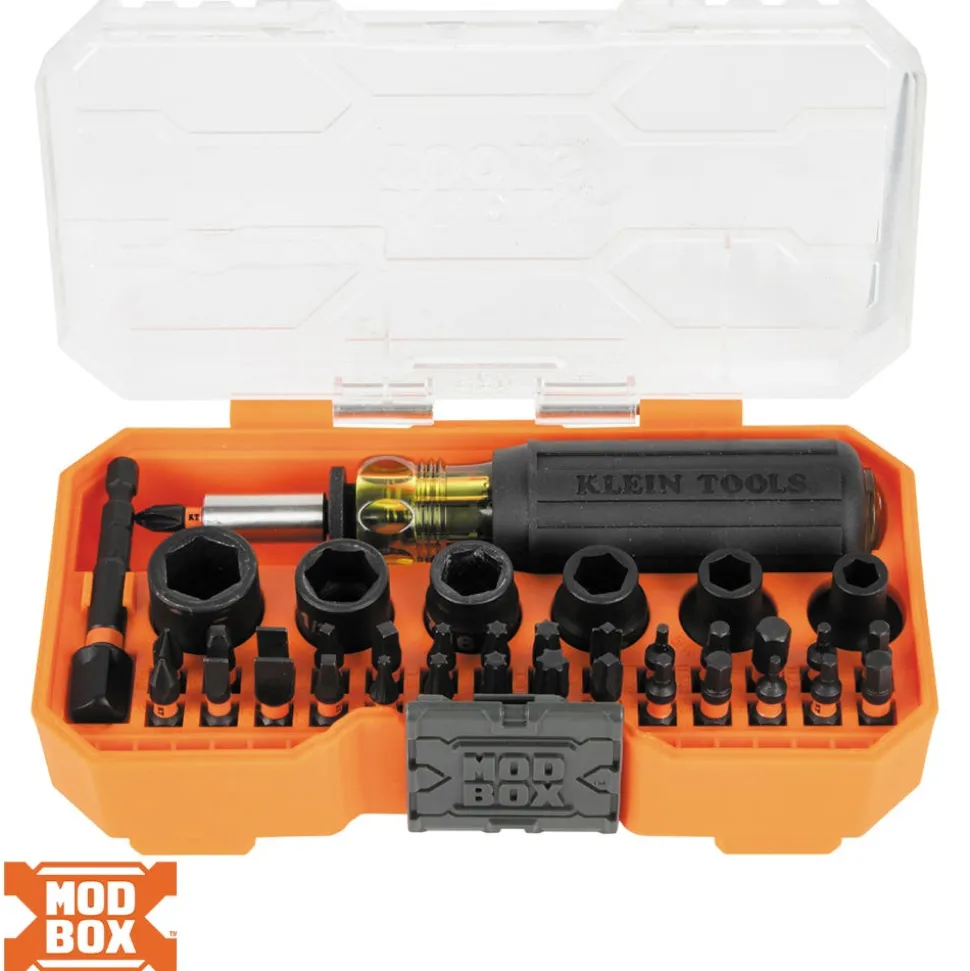 Klein ProFlex Impact Screwdriver Bit and Socket Set, 38-Piece 33805