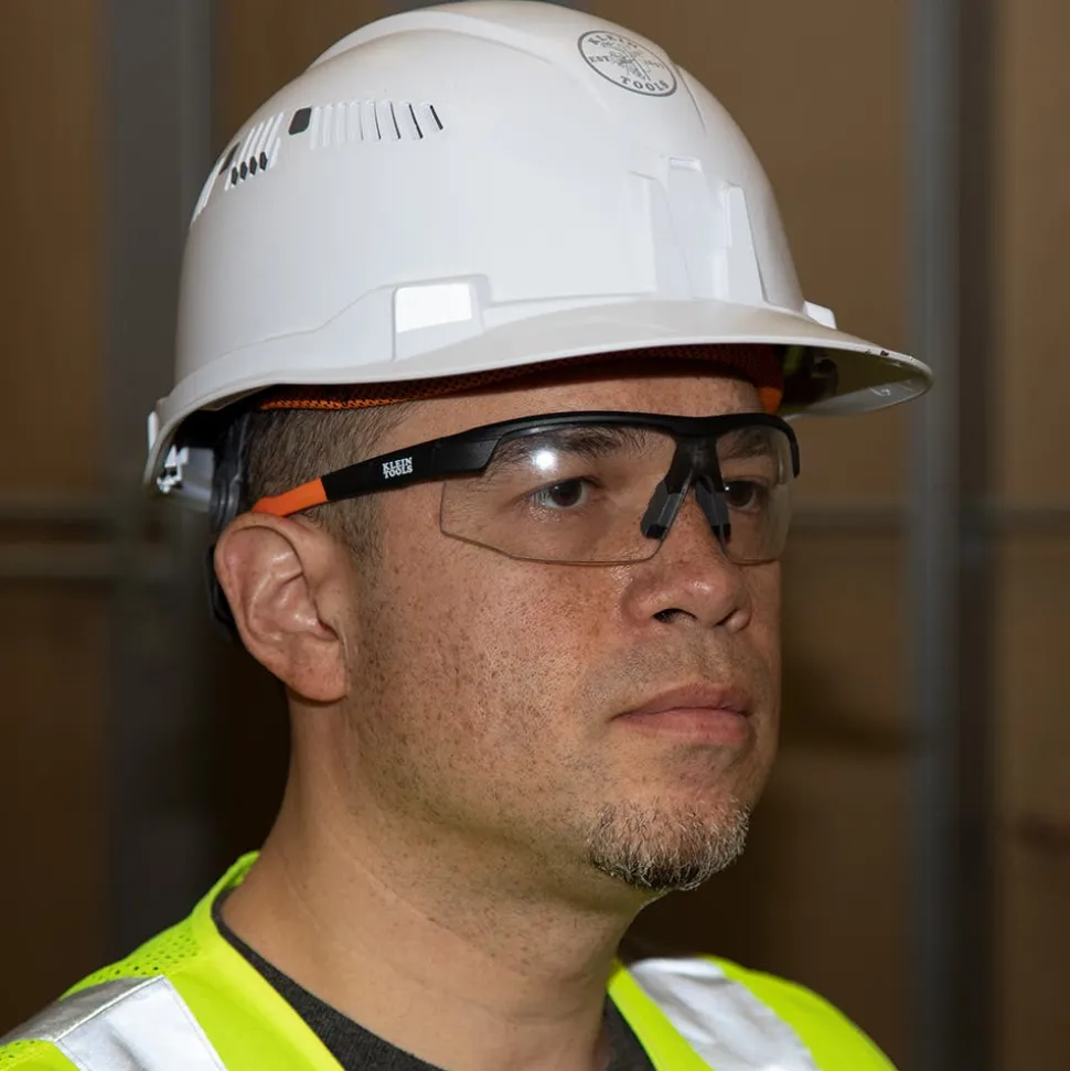 Klein Standard Safety Glasses, Clear Lens 60159