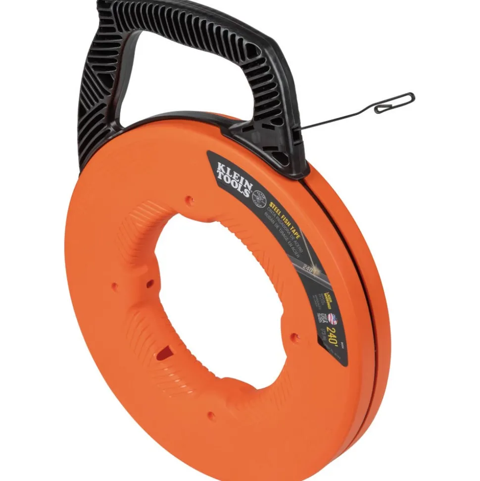 Klein Steel Fish Tape, 1/8" x 240' 56334