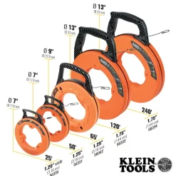Klein Steel Fish Tape, 1/8