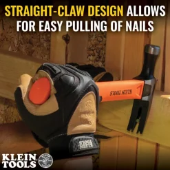 Klein Straight-Claw Hammer, 20-Ounce, 13-Inch H80820