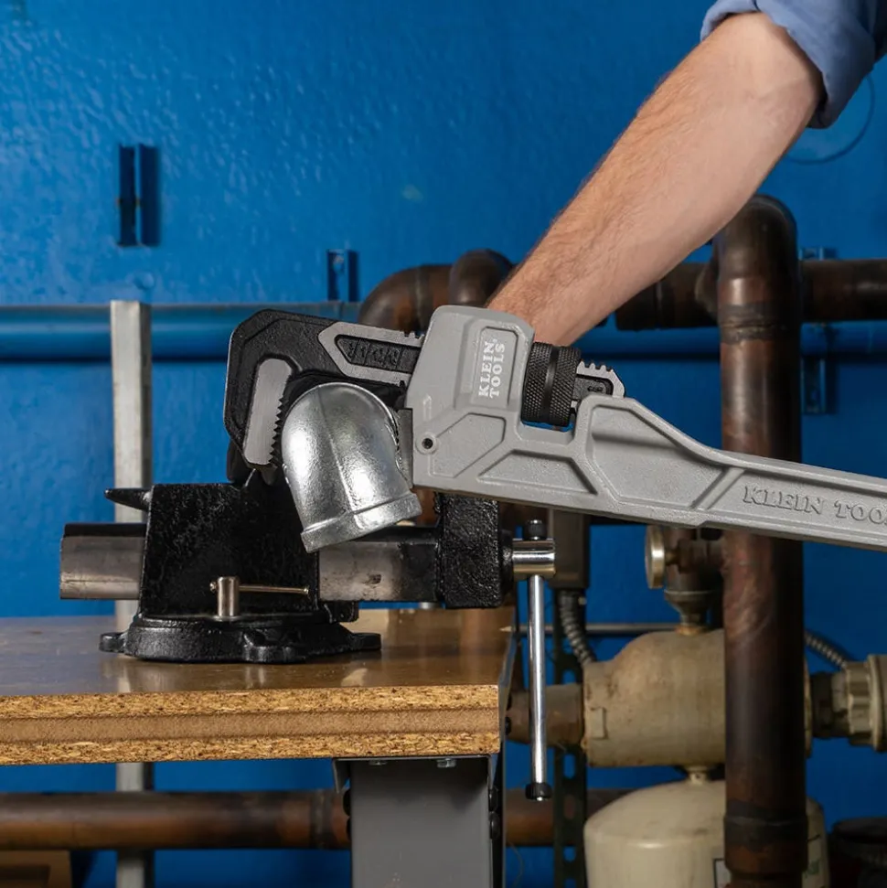 Klein Tools 18" Adjustable Cast Aluminum Pipe Wrench 68225