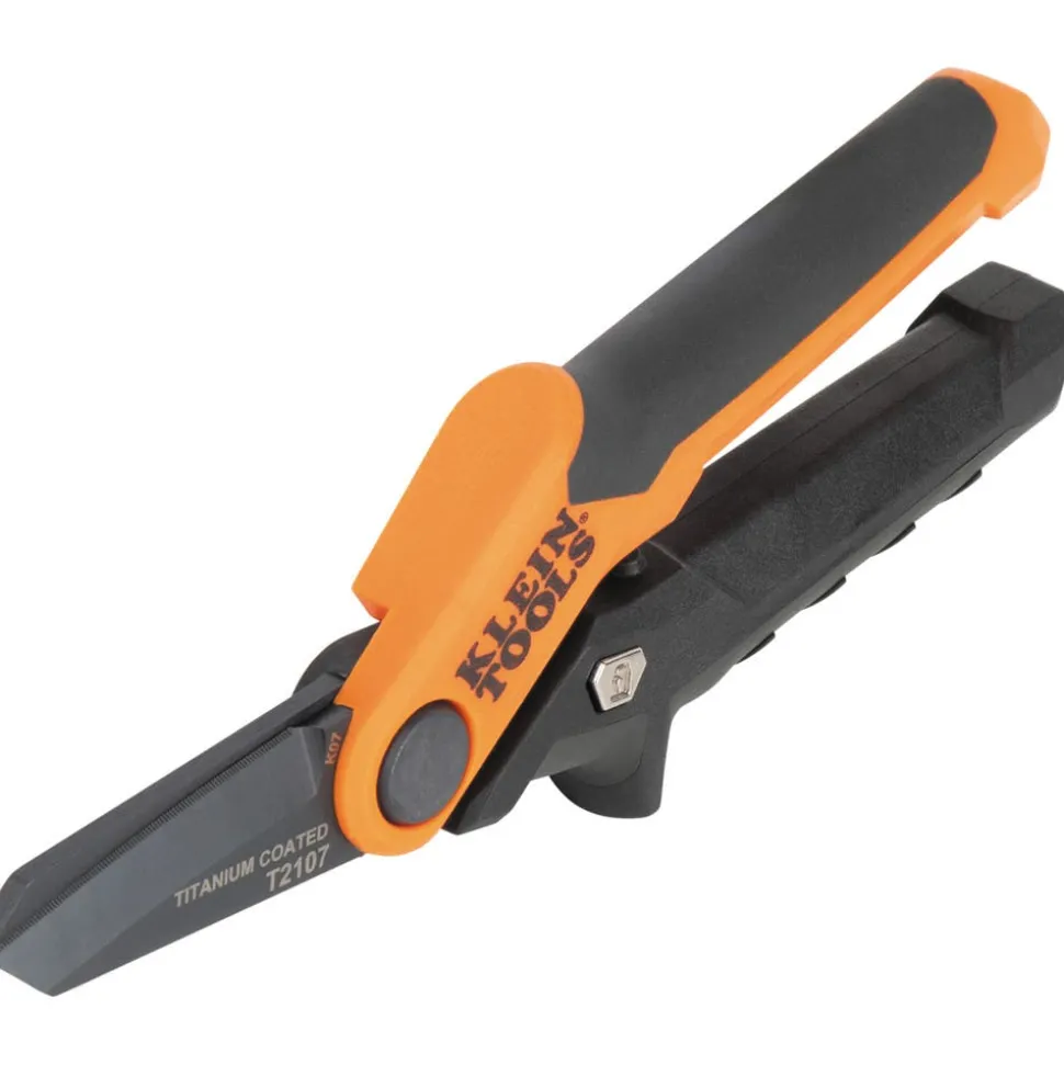 Klein Tools 7" Compact Titanium-Coated Utility Shears T2107
