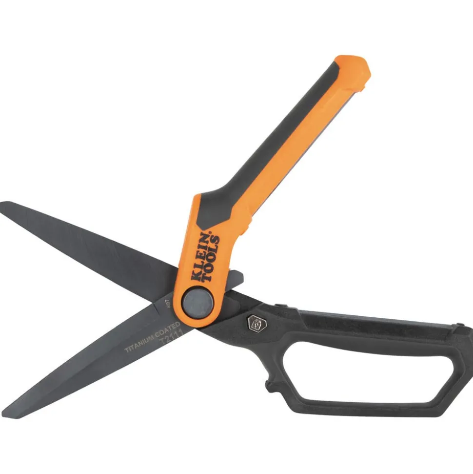 Klein Tools 10" Titanium-Coated High-Leverage Professional Shears T2111
