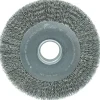 Klein Tools 10" Wide Face Crimped Wire Wheel, .020" Steel Fill, 2" Arbor Hole 3210