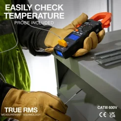 Klein Tools 400A AC/DC Dual-Display Auto-Ranging Digital Clamp Meter CL490