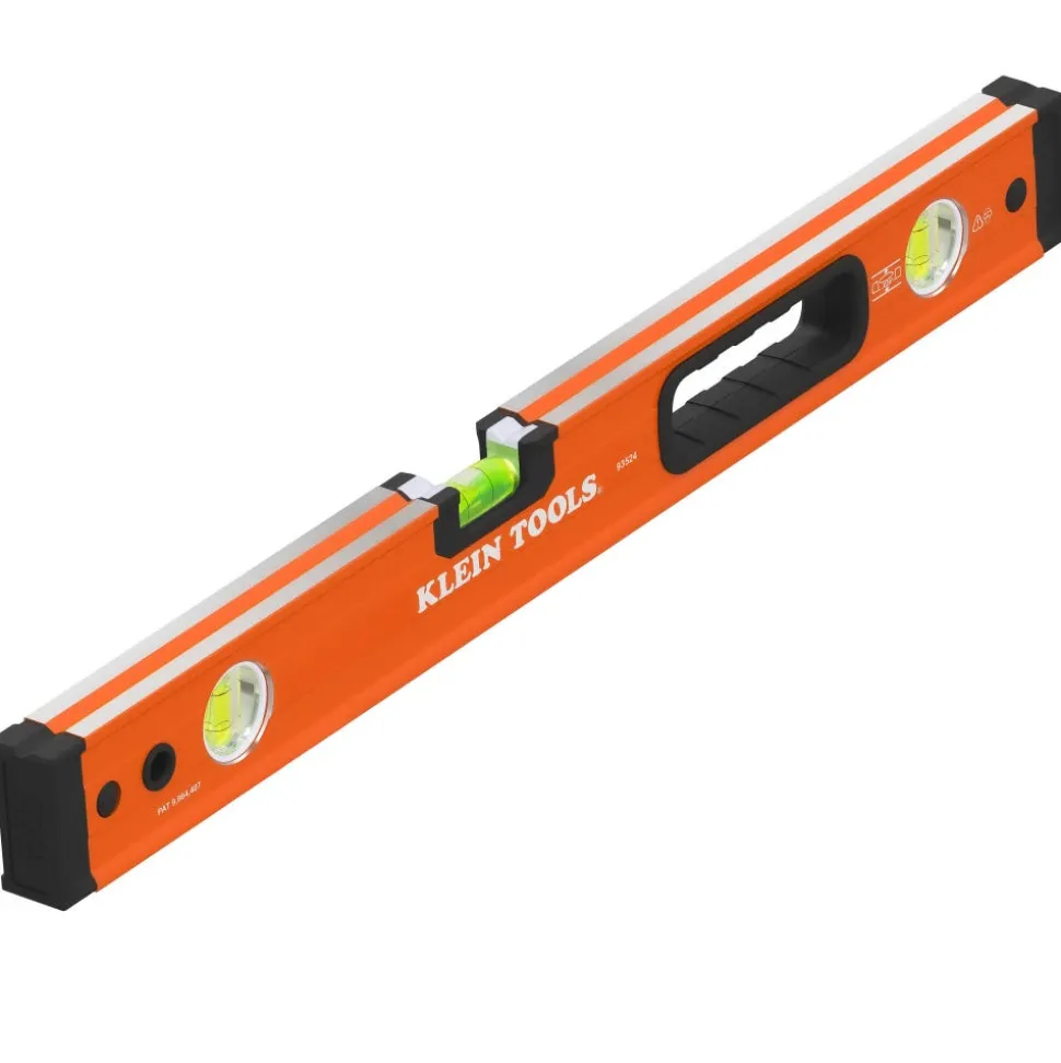 Klein Tools Box Beam Level, 3 Vial, 24" 93524
