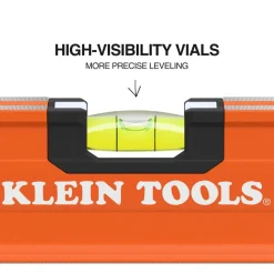 Klein Tools Box Beam Level, 3 Vial, 24" 93524