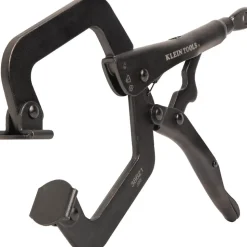 Klein Tools C-Clamp Locking Pliers With Swivel Jaws, 9" 38621