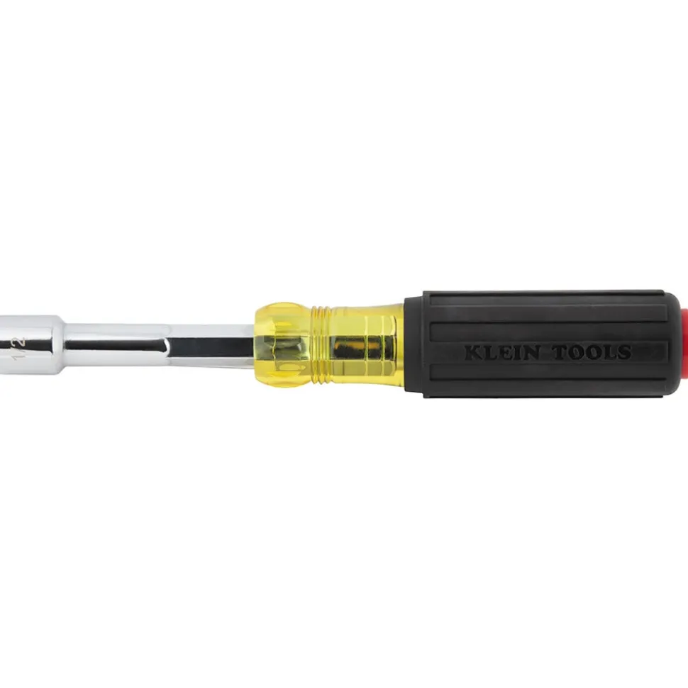 Klein Tools Color-Coded Hollow-Shaft Heavy-Duty Nut Driver, 1/2" 65412
