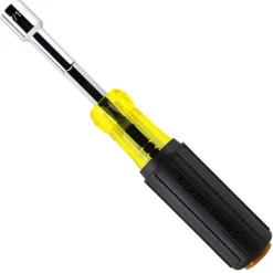 Klein Tools Color-Coded Hollow-Shaft Heavy-Duty Nut Driver, 7/16" 654716