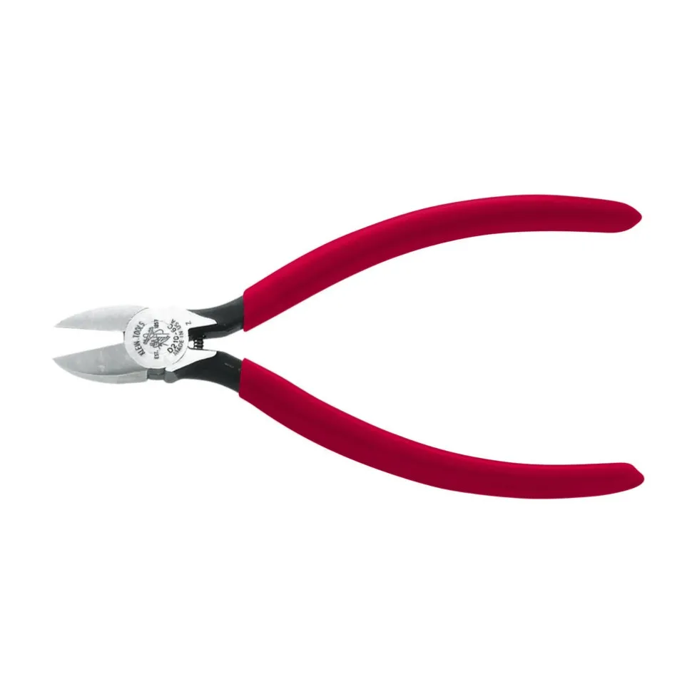 Klein Tools Diagonal Cutting Pliers, Semi-Flush, 6-Inch D210-6C