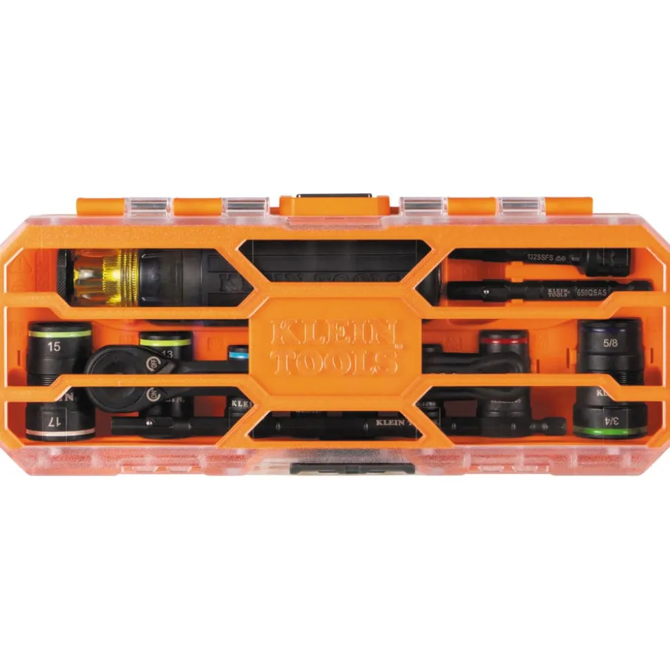 Klein Tools Flip-16 KNECT Ratcheting Impact Flip Socket Screwdriver Set 65242