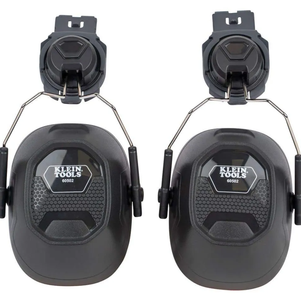 Klein Tools Hard Hat Earmuffs, Full Brim Style 60502