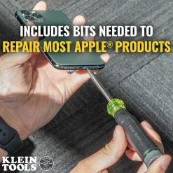 Klein Tools 27-in-1 Multi-Bit Precision Screwdriver with Apple Bits 32328