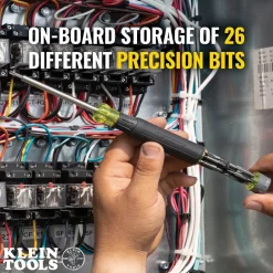 Klein Tools 27-in-1 Multi-Bit Precision Screwdriver with Apple Bits 32328