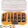 Klein Tools KNECT™ Flip-10 Heavy Duty Flip Impact Socket Set, Metric, 8-Piece 65619