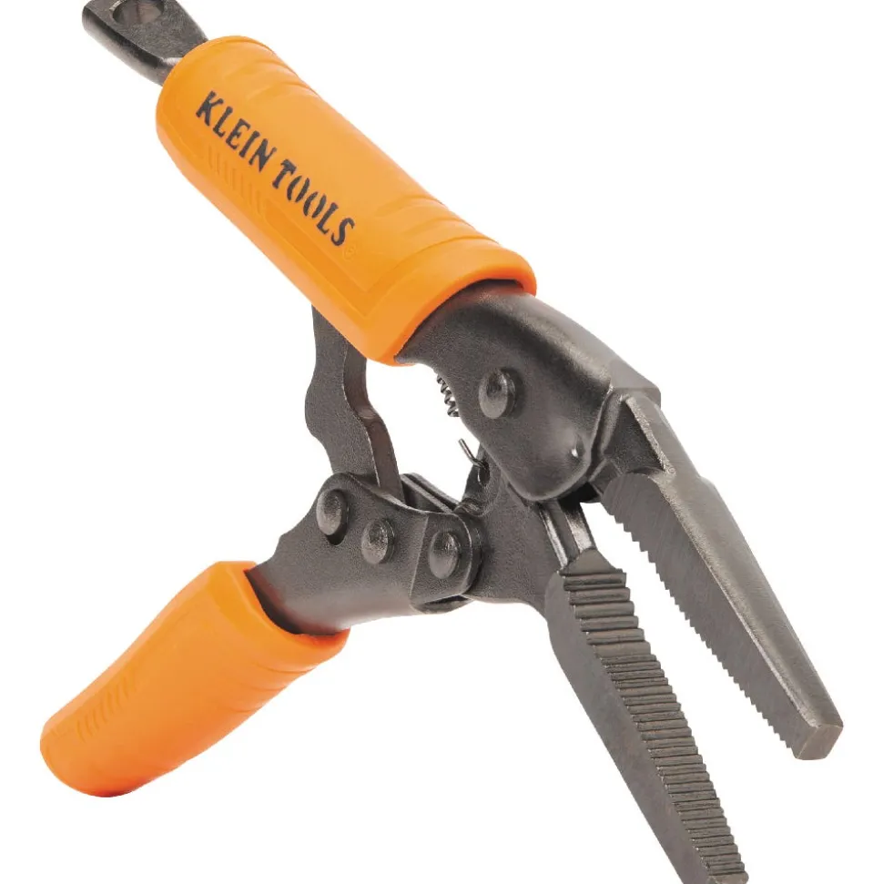 Klein Tools Locking Pliers, Long Nose 6", Curved Jaw 7- and 10", 3-Piece 38665