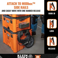 Klein Tools MODbox Multi-Hook Rail Attachment, 2-Pack 54816MB