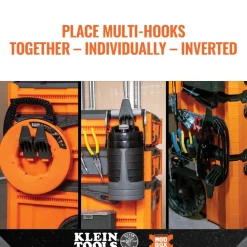 Klein Tools MODbox Multi-Hook Rail Attachment, 2-Pack 54816MB