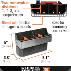 Klein Tools MODbox Tool Carrier Rail Attachment 54814MB