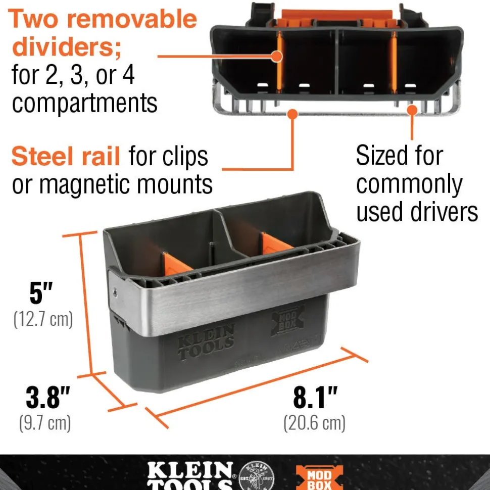 Klein Tools MODbox Tool Carrier Rail Attachment 54814MB