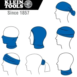 Klein Tools Neck and Face Cooling Band, Blue 60439