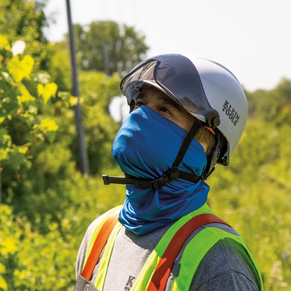 Klein Tools Neck and Face Cooling Band, Blue 60439