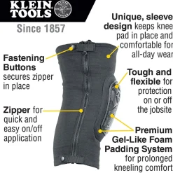 Klein Tough-Flex Knee Pad Sleeve M/L 60629