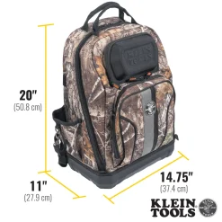 Klein Tradesman Pro XL Tool Bag Backpack, 40 Pockets, Camo 62800BPCAMO