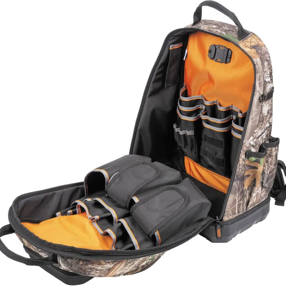 Klein Tradesman Pro XL Tool Bag Backpack, 40 Pockets, Camo 62800BPCAMO