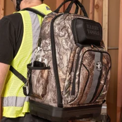 Klein Tradesman Pro XL Tool Bag Backpack, 40 Pockets, Camo 62800BPCAMO