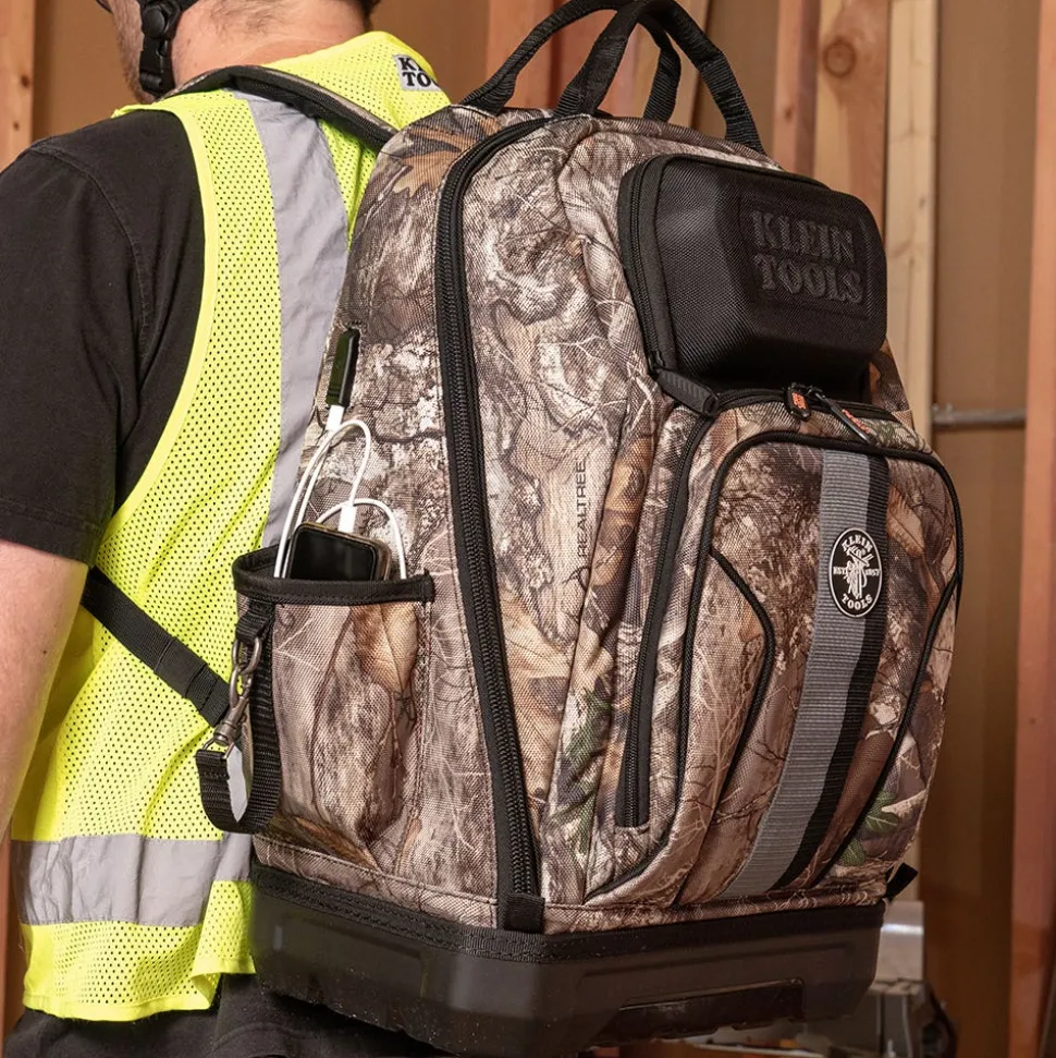 Klein Tradesman Pro XL Tool Bag Backpack, 40 Pockets, Camo 62800BPCAMO